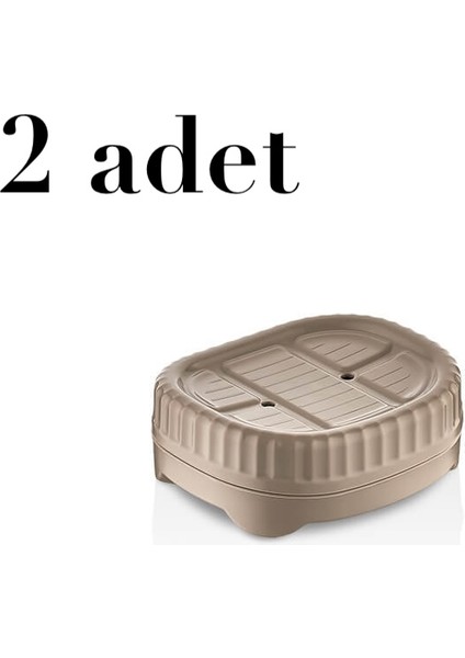 2 Adet Katı Sabunluk Sabun Kurutucu Qlux Setüstü Sabunluk L-00853