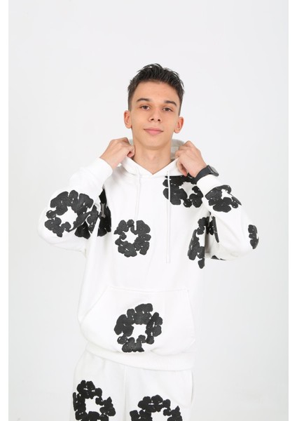 Çocuk Kapşonlu Eşofman Takımı MRN-2077 modelleri