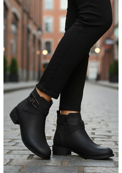 Siyah Zümrüt Içi Kürklü Fermuarlı Kaymaz Kadın Bot 547819 Z modelleri