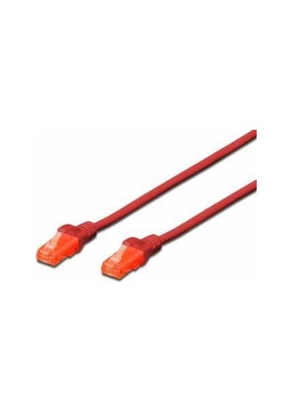 BC-U60025R 0,25M Cat 6 Awg 26 Kırmızı Lszh Pa