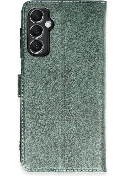 Samsung Galaxy M34 5g Kılıf Trend S Plus Kapaklı Kılıf - Yeşil
