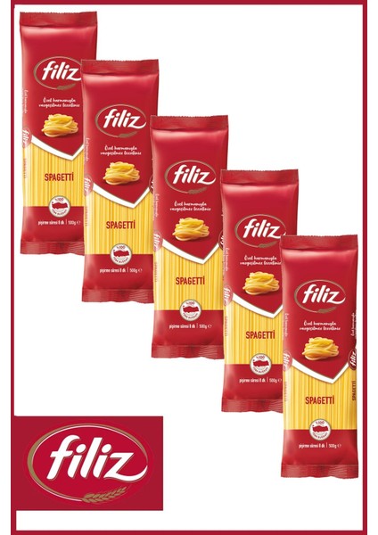 Spagetti (Çubuk) Makarna 500GR x 5 Adet