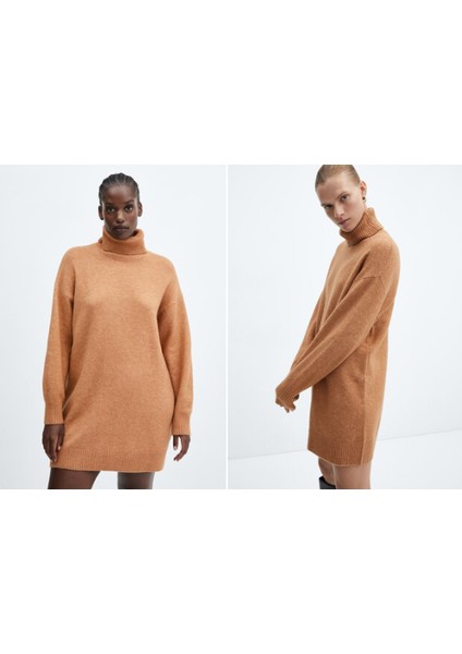 Balıkçı Yaka Dokuma Elbise fiyatları