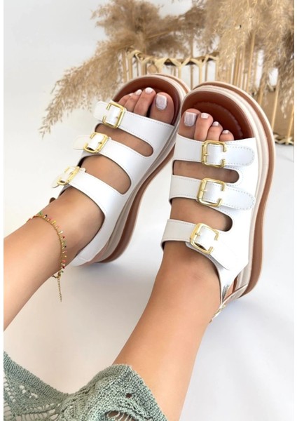 Jatay Beyaz Cilt Sandalet modelleri