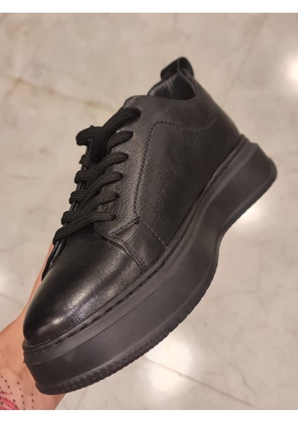 Hakiki Deri Sneaker Kalın Kaymaz Taban 2 Renk Anılbey Garantili Hakiki Deri modelleri