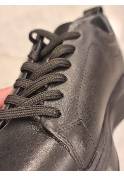 Hakiki Deri Sneaker Kalın Kaymaz Taban 2 Renk Anılbey Garantili Hakiki Deri fırsatları