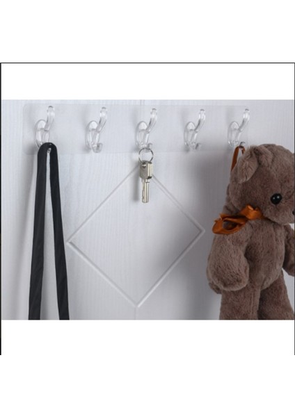 2 Adet Kendinden Yapışkanlı Kancalı Askı Seti modelleri