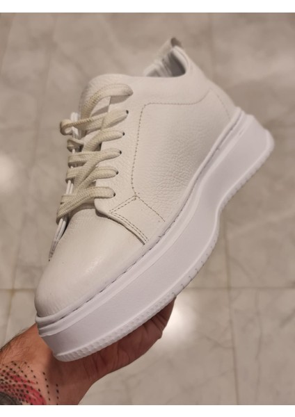 Hakiki Deri Sneaker Kalın Kaymaz Taban 2 Renk Anılbey Garantili Hakiki Deri fiyatları