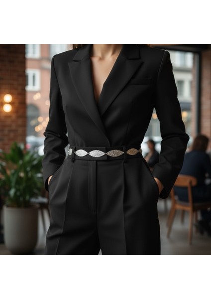 Zincir Detaylı Metal Kadın Kemer / Elbise Aksesuarı modelleri