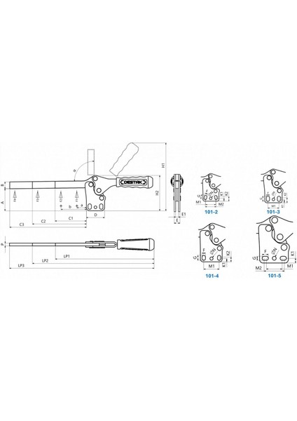 101-3-P1 Yatay Tabanlı Lamalı Yatay Bağlantı Elemanı 23680 modelleri