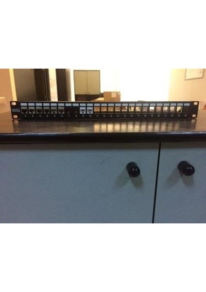 DN-91411 24'lü 1u Siyah Boş Patch Panel modelleri