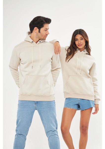 Unisex Oversize Kanguru Cepli Sweatshirt