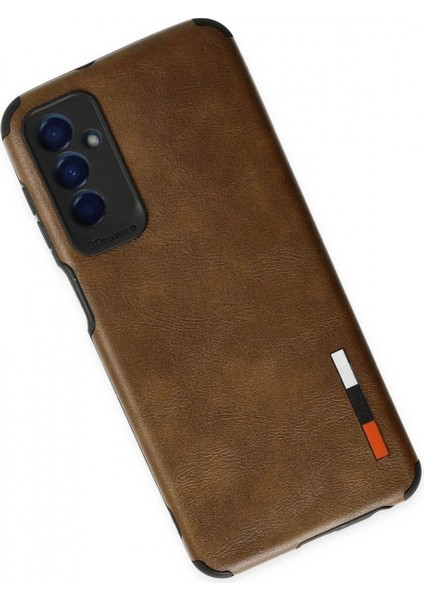 Samsung Galaxy M13 Kılıf Loop Deri Silikon - Kahverengi fiyatları