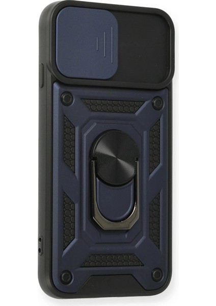 iPhone 7 Kılıf Pars Lens Yüzüklü Silikon - Lacivert fiyatları