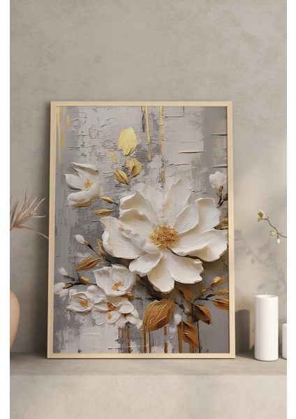 Ahşap Çerçeveli Mdf Tablo Seti Salon ve Oturma Odası Için ÇT3100 23 x 32