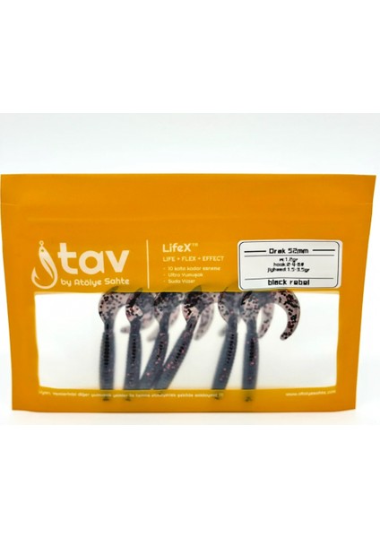 Orak 52MM 6’lı Paket Black Rebel