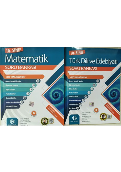 Bilgi Sarmal 10. Sınıf Türk Dili ve Edebiyatı Soru Bankası+Matematik Soru Bankası