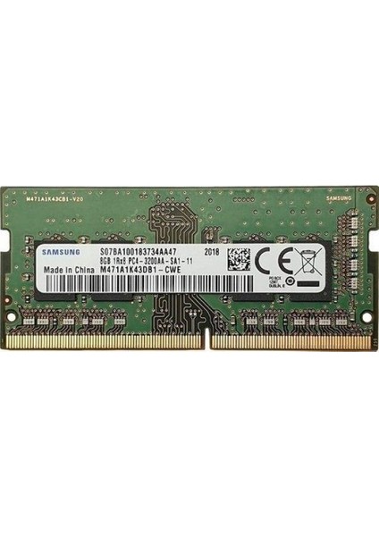 8gb Ddr4 3200MHZ CL22 Notebook Ram