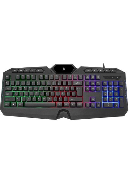 FK-4860QU USB Q Işıklı mm Siyah Klavye