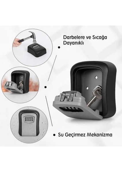 Şifreli Anahtar ve Eşya Saklama Güvenlik Kasası modelleri