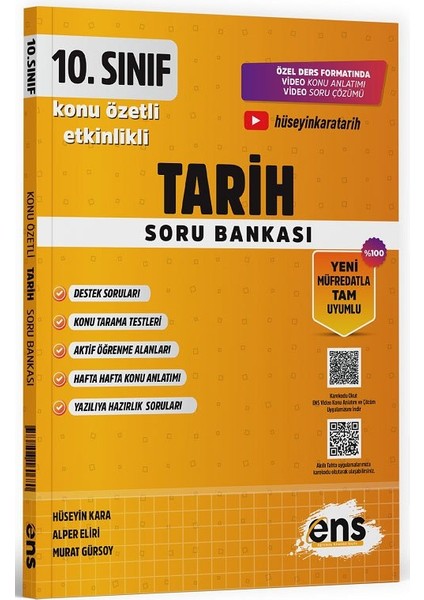 Ens 2026 10. Sınıf Tarih Etkinlikli Soru Bankası