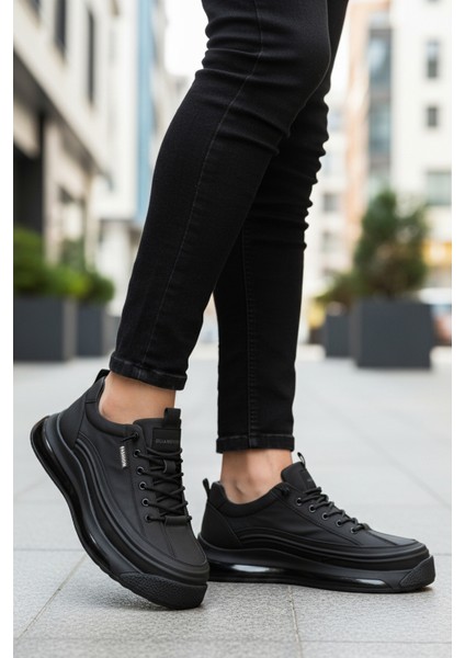 Siyah Hakiki Deri Erkek Casual Ayakkabı 24K500-1 M modelleri