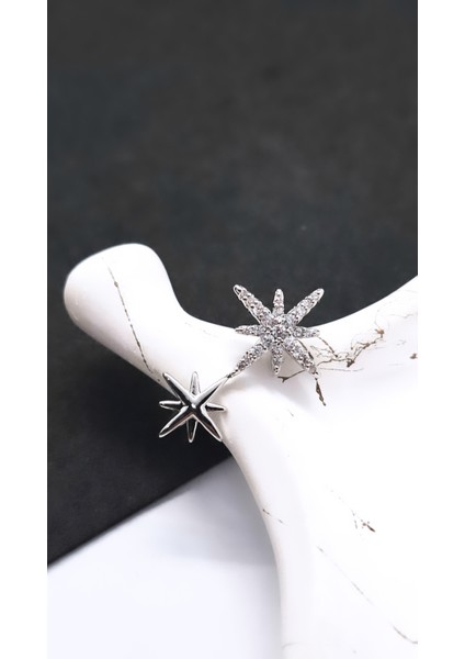 Kutup Yıldızı Figürlü Çelik Kaplama Yüzük fırsatları