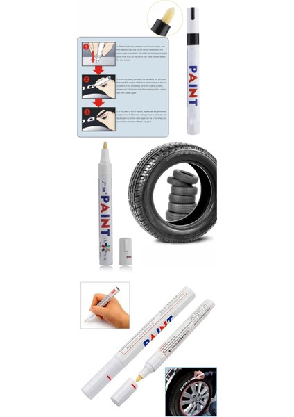 Lastik Yazı Kalemi - Beyaz modelleri