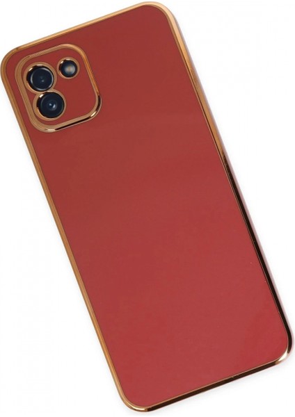 Samsung Galaxy A03 Kılıf Volet Silikon - Kırmızı modelleri