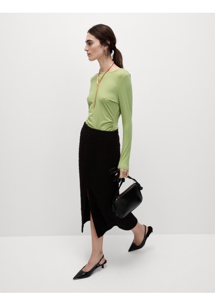 Regular Fit Uzun Kollu Bluz