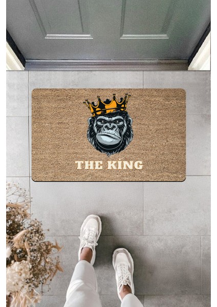 Yüksek Kaliteli Dijital Baskı The Kings Koca Maymun Kapı Önü Paspası