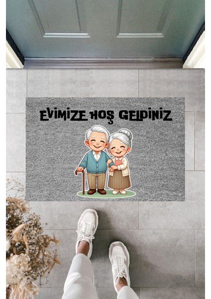 Modern Paspas - Tatlı Çift - Özel Tasarım Kapı Önü Paspası