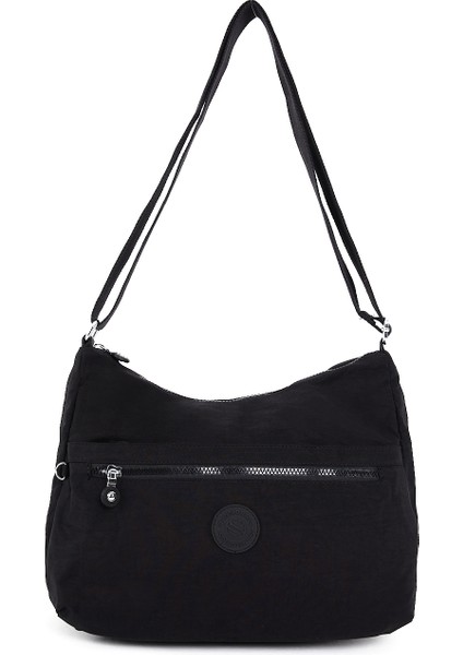 Kadın Suya Dayanıklı Kumaş 5 Gözlü Çapraz Askılı Okul Seyahat ve Omuz Çantası 3051