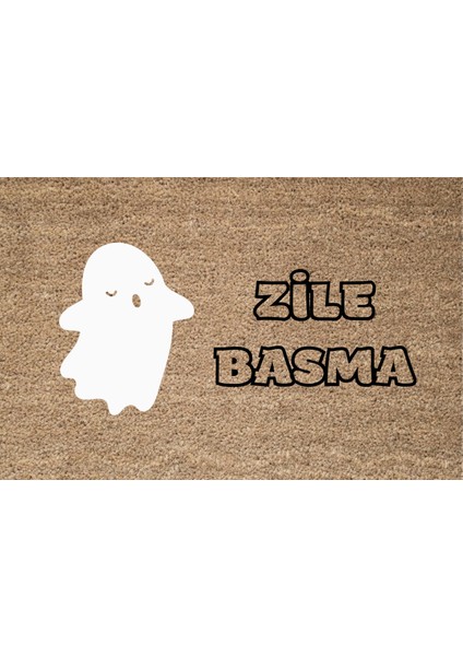 Dijital Baskı ''zile Basma'' Renkli Desenli Kapı Önü Paspası