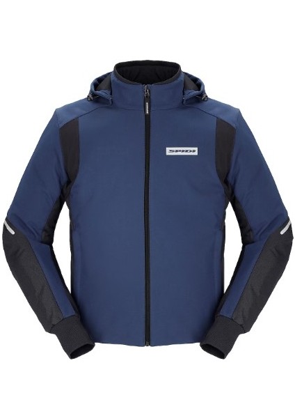 Hoodıe Armor H2OUT Kapşonlu Motosiklet Montu Siyah Lacivert