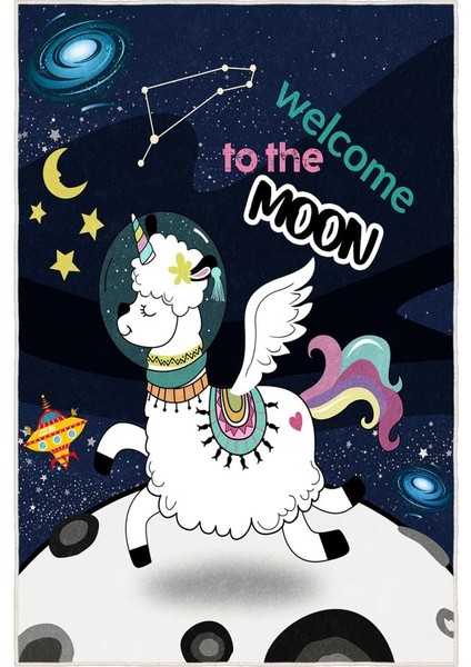 Minik Kaşiflere Özel Galaksiler Arasında Renkli Lama Halısı fırsatları