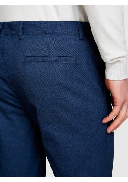 Streç Pamuklu Kemer Delikli Slim Fit Denim Chino Pantolon Erkek Renkli Pantolon - 324P4HJTSF03N indirimleri