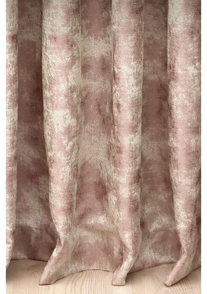 Pudra Istanbul Fon Desen Yeni Sezon Pileli, Kırışmaz, Özel Koleksiyon ( Tek Kanat ) Tül, Perde, fırsatları