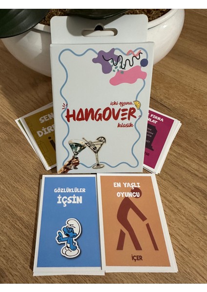 Hangover Mini Klasik Yetişkin Içki Kart Oyunu 45 Kart fırsatları