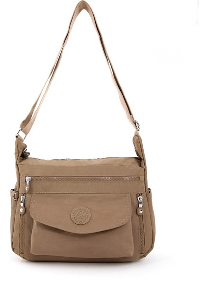 Kadın Suya Daykkrinkıl Kumaş Çok Gözlü Ayarlanabilir Çapraz Askılı Omuz ÇANTASI3053 fiyatları