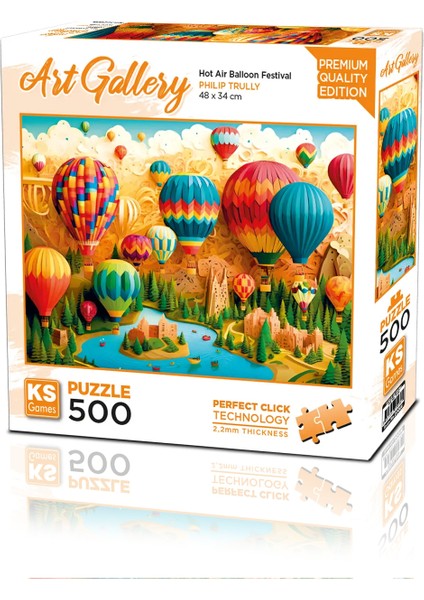 Hot Air Balloon Festival 500 Parça Puzzle