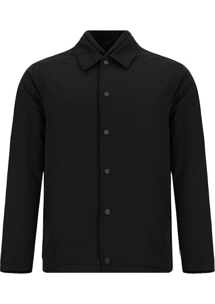 Regular Fit Bebe Yaka Çıtçıtlı Mont