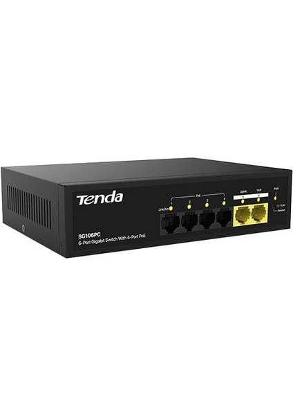 SG106PC 6 Port 10/100/1000 4 Port Poe+ 2 Port Uplınk 55W Yonetılemez Desktop Swıtch