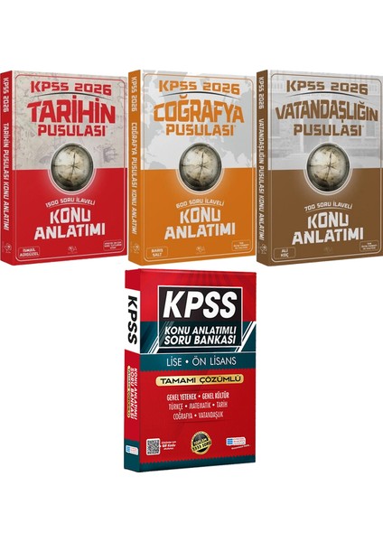2026 Kpss Tarihin Coğrafya Vatandaşlığın Pusulası Konu - Lise Önlisans Konu Ant. Soru