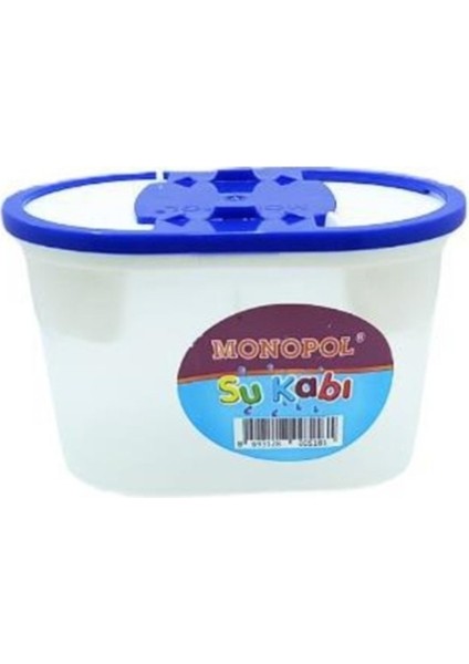 2 Hazneli Suluboya Kabı Mavi Renk