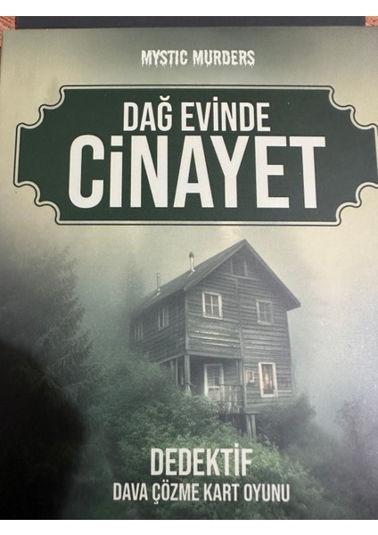 Dedektif Kart Oyunu Dağ Evinde Cinayet 38 Kart Zeka ve Mantık Oyunu fırsatları