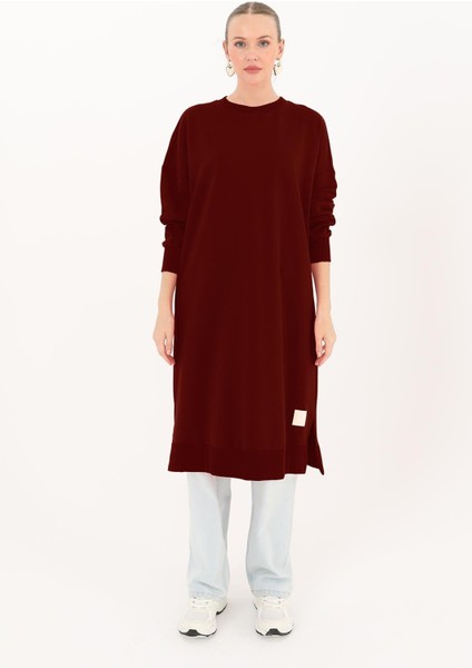 Bisiklet Yaka 2 Iplik Uzun Diz Altı Tunik fiyatları