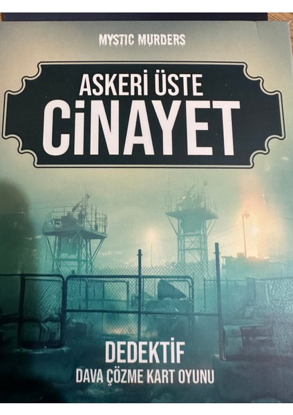 Dedektif Dava Çözme Kart Oyunu Askeri Üstte Cinayet 38 Kart indirimleri