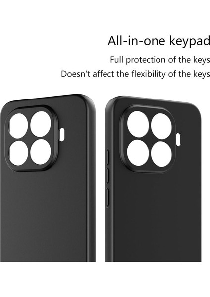 Xiaomi 15T Pro Uyumlu Silikon Kılıf - Kamera Korumalı Esnek Pastel Renk Kapak - Lacivert modelleri