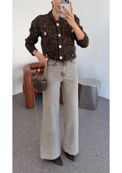 Kahve Tintli Duman Rengi Jean